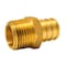 Apollo 3/4 in. Brass PEX Barb x 1/2 in. Male Pipe Thread Reducing Adapter APXMA1234 - alternate 6